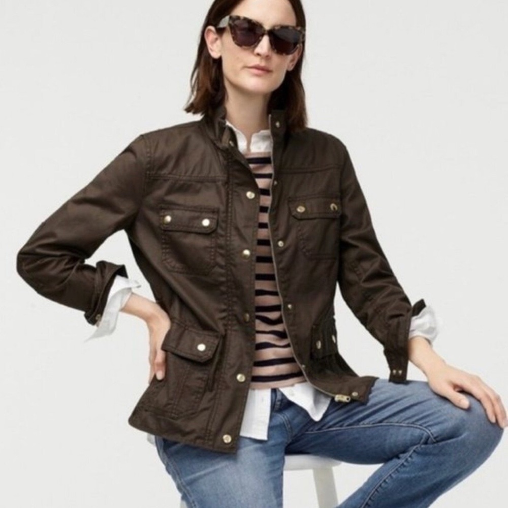 J.Crew waxed cotton jacket